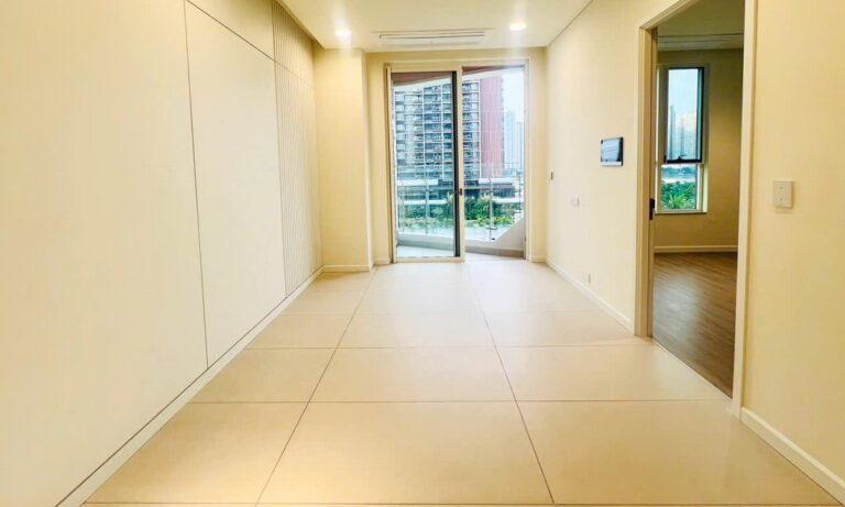 Căn hộ cho thuê Thủ Thiêm Zeit 1 phòng ngủ lầu trung nhà trống view sông