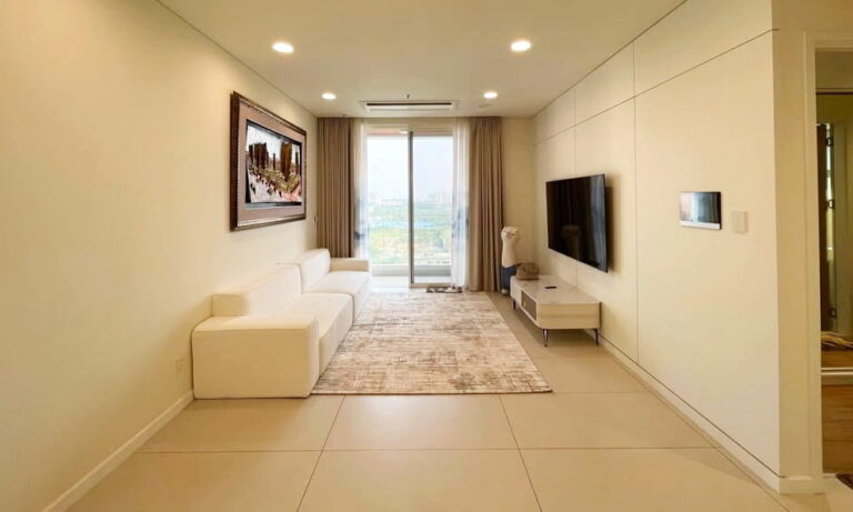 Thủ Thiêm Zeit cho thuê 2 phòng ngủ lầu cao nội thất đầy đủ view khu Sala